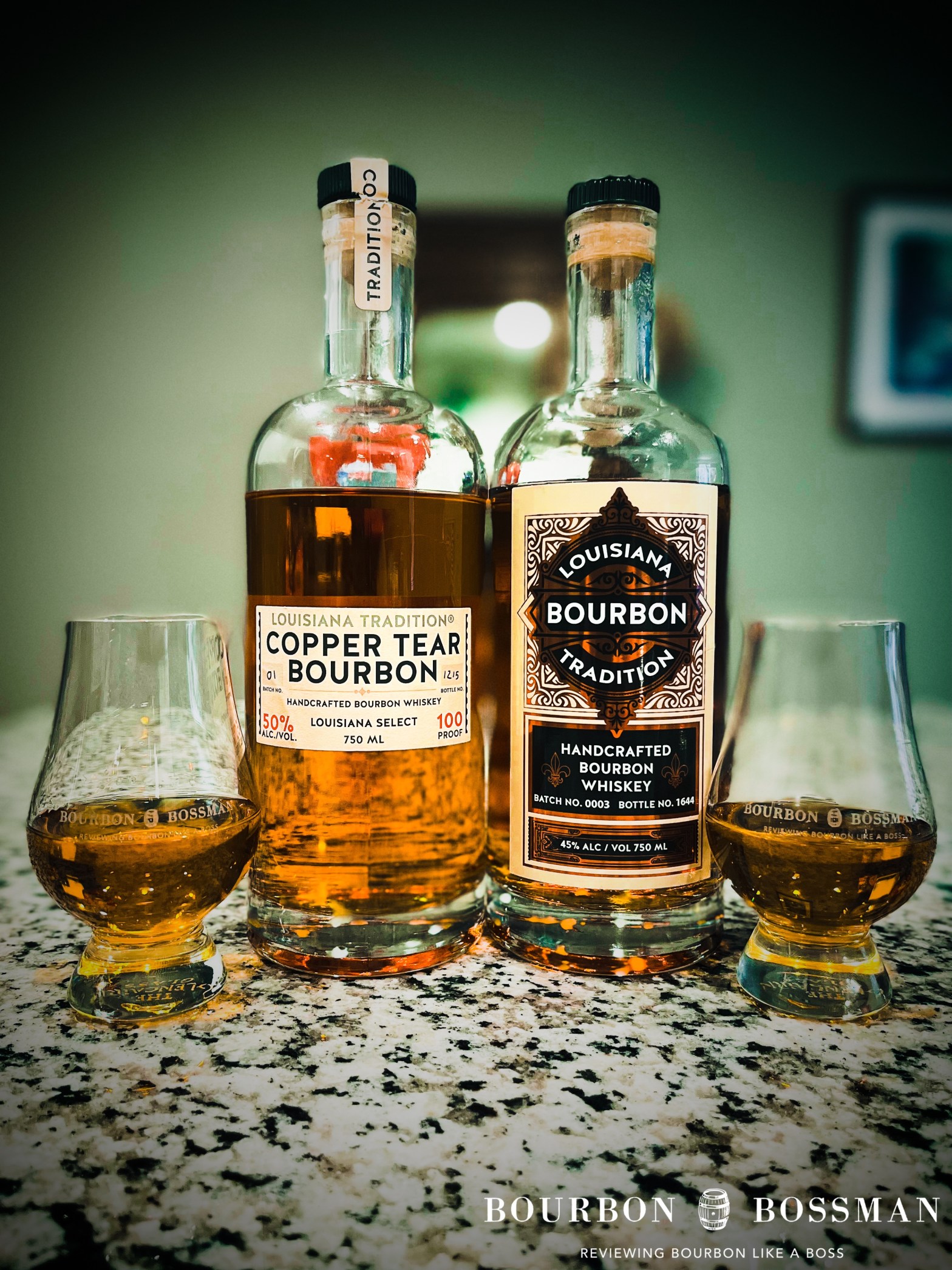 Review Of Louisiana Tradition Bourbon & Copper Tear Bourbon