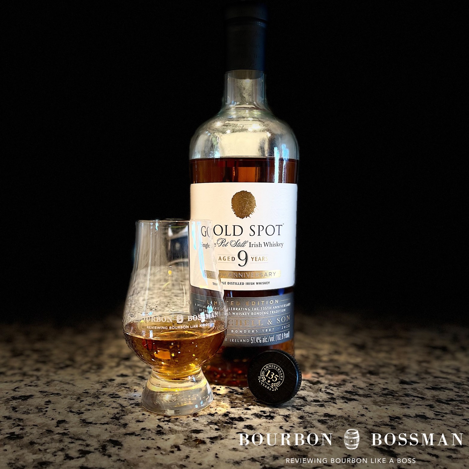 Review of Gold Spot Single Pot Still Irish Whiskey (135th Anniversary)