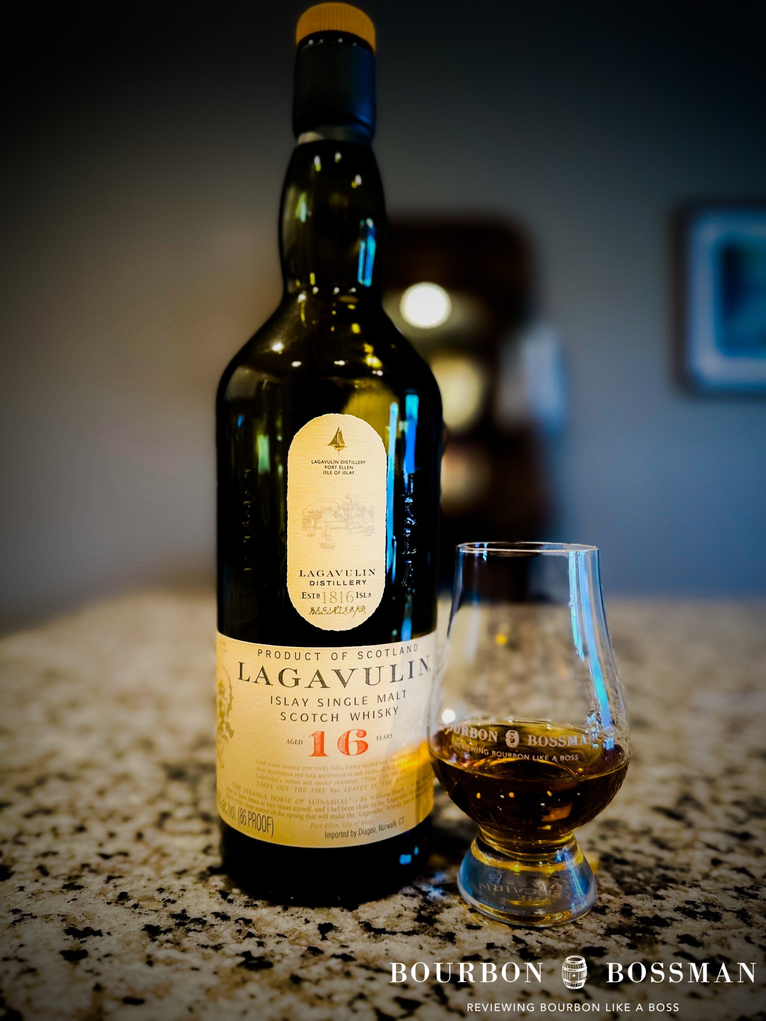 ラガヴーリン LAGAVULIN 16年 1ℓ 旧ボトル 王冠 ホワイトソース