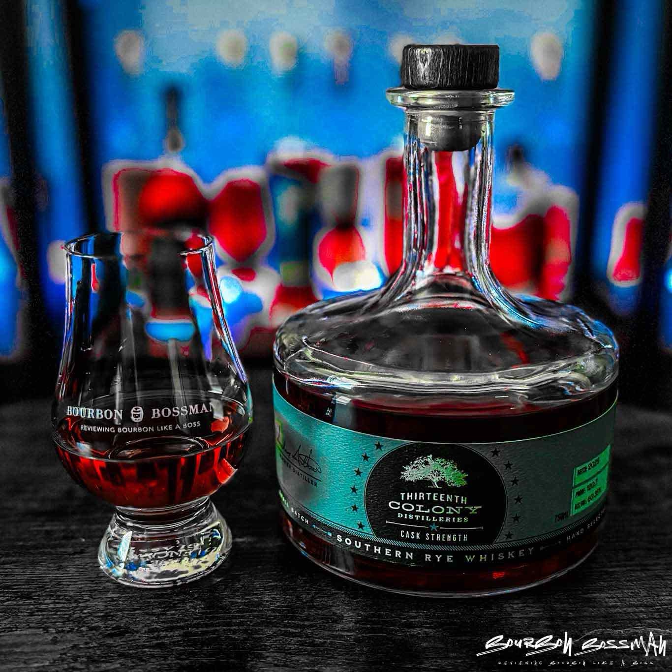 Review of Thirteenth Colony Cask Strength Southern Rye Whiskey