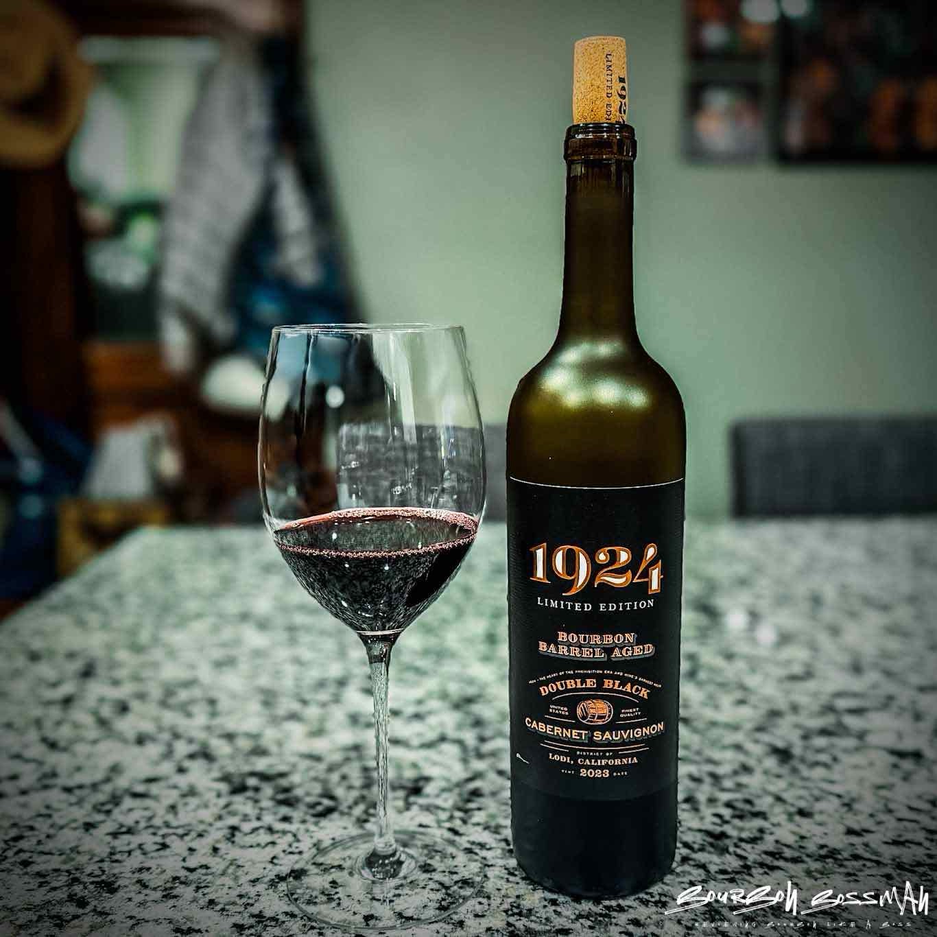 Review of 1924 Double Black Bourbon Barrel-Aged Cabernet Sauvignon